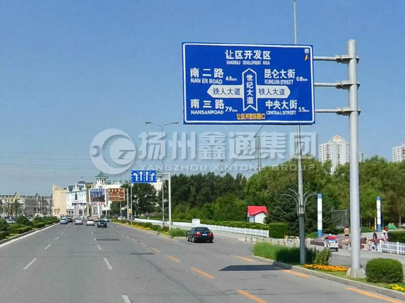 BZG-004，交通標(biāo)志桿，鍍鋅交通標(biāo)志桿