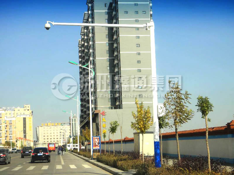 DJG-016,電子警察桿，八棱球機(jī)桿