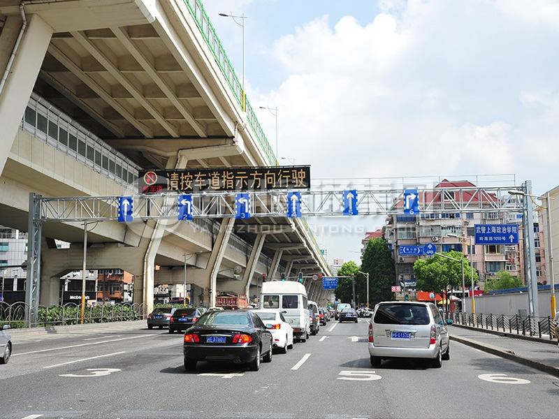 LMJ-034，車(chē)道標(biāo)志牌龍門(mén)架