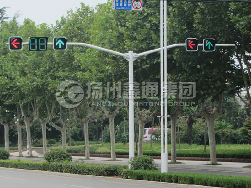 XHDG-041，Y型雙挑信號(hào)燈桿