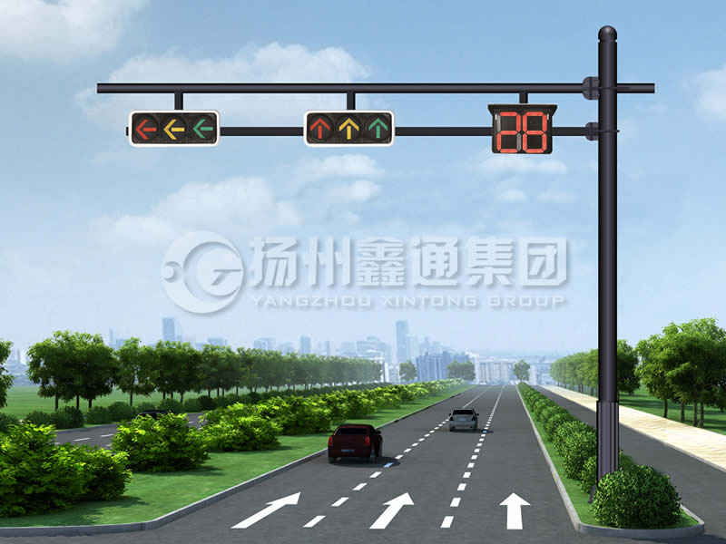 XHDG-061，F(xiàn)型信號(hào)燈桿，晉中信號(hào)燈桿